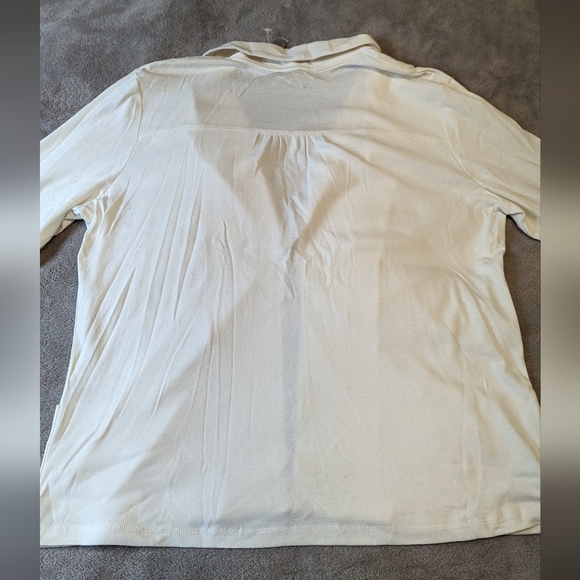Conrad C cream white cotton cardigan XL - Picture 7 of 7